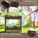 2-Tier Wood Raised Garden Bed for Vegetable and Fruit by LJGDeals