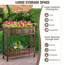 2-Tier Wood Raised Garden Bed for Vegetable and Fruit by DirectDeals