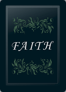 Faith Floral Horizontal Sage Logo Panel