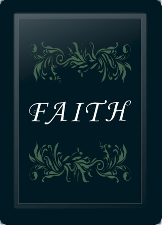 Faith Floral Horizontal Sage Logo Panel