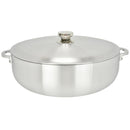 Chef Pro Commercial Grade Aluminum Caldero Stock Pot, Silver, 18.3 Quarts