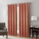 Delancy Foil Print Room Darkening Grommet Window Panel, 54x84 Inches