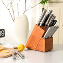 16-Piece Stainless Steel Kitchen Knife Set with Sharpener by LJGDeals