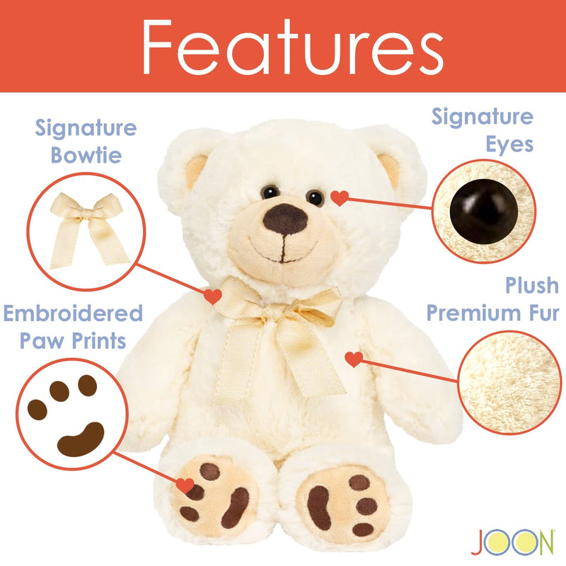 JOON Mini Teddy Bear, Cream, 13 Inches