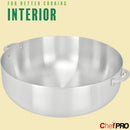 Chef Pro Commercial Grade Aluminum Caldero Stock Pot, Silver, 28.4 Quarts