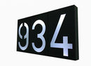 LED House Number Solar Power Digital Hotal Door Wall Solar Light Address Number Sign Lamp Custom Street Number Plaque