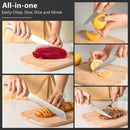 14-Piece Kitchen Knife Set Stainless Steel Knife Block Set with Sharpener by LJGDeals
