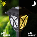 8 Pack Solar LED Lights,Large Rotating Outdoor Pathway Up To 10 Lumen