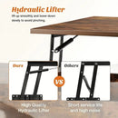 Lift Top Coffee Table with Storage, Wooden Living Room Center Table by 2Dropme