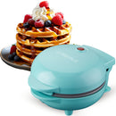PREMIUS Ceramic Non-Stick Mini Snack Waffle Maker, 4 Inch Mold