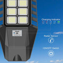 2 Pack 4600W Solar Street Lights Outdoor 190000 Lumens Dusk to Dawn With Remote and Motion Sensor