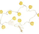 SmartYard Indoor 12 ft. Battery Operated Metal Integrated LED String Lights (10-Light)
