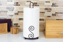 Home Basics Scroll Collection Paper Towel Holder, Bronze, 6x6x13.5 Inches