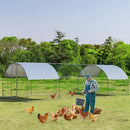 Large Metal Chicken Coop with Cover by LJGDeals