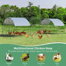 Large Metal Chicken Coop with Cover by LJGDeals