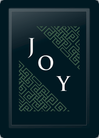 Joy Deco Diagonal Sage Logo Panel