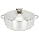 Chef Pro Commercial Grade Aluminum Caldero Stock Pot, Silver, 3.8 Quarts