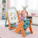 Kids Height Adjustable Art Easel Set with Chair by LJGDeals