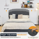 Platform Bed Frame with 4 Storage Drawers and Adjustable Headboard by LJGDeals