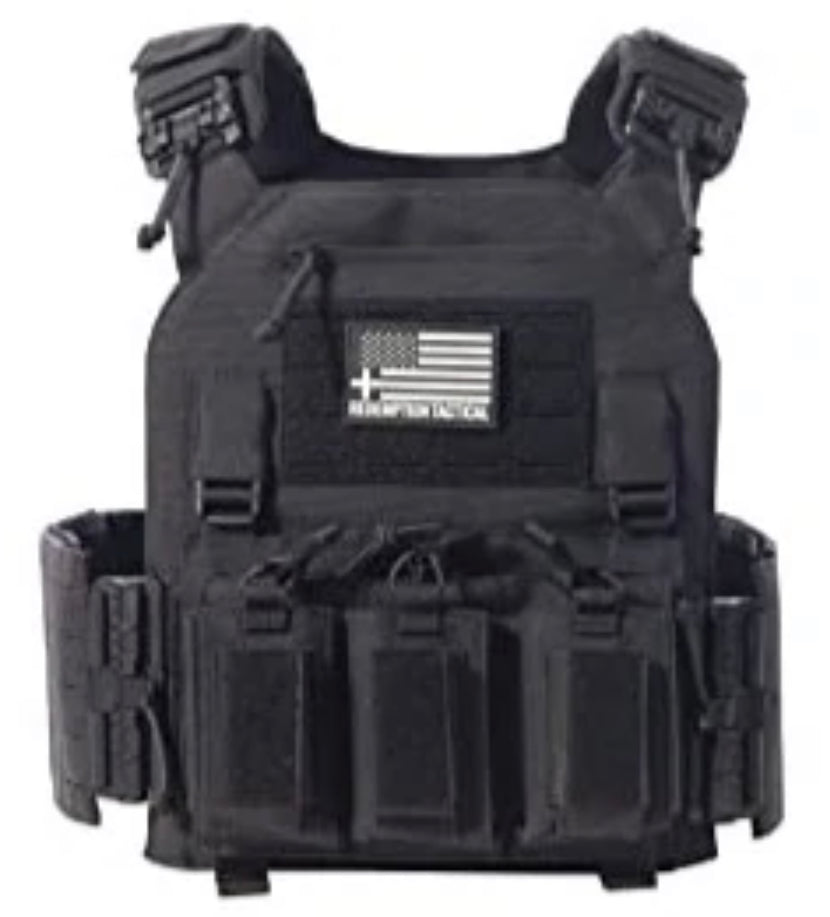 Redemption Tactical Crusader 2.0® l St. Michael FULL ARMOR KIT COMBO PACKAGE with Crusader 2.0 +IFAK Medical Kit + LEVEL IV  (2) 10x12 Front/Back Plates (2) 6x6 Side Plates (Level IV Ceramic), photo 12 of 27