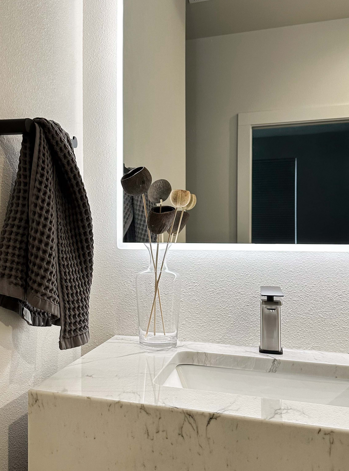 Zeek 60"x36" Backlit LED Rectangular Bathroom Wall Mirror For Double Vanity MA6036, photo 6 of 12