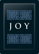 Joy Deco Horizontal Blue Logo Panel