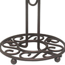 Home Basics Scroll Collection Mug Tree Holder, Rustic Bronze