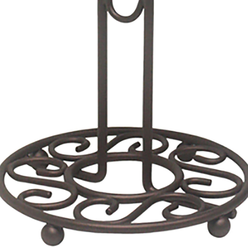 Home Basics Scroll Collection Mug Tree Holder, Rustic Bronze