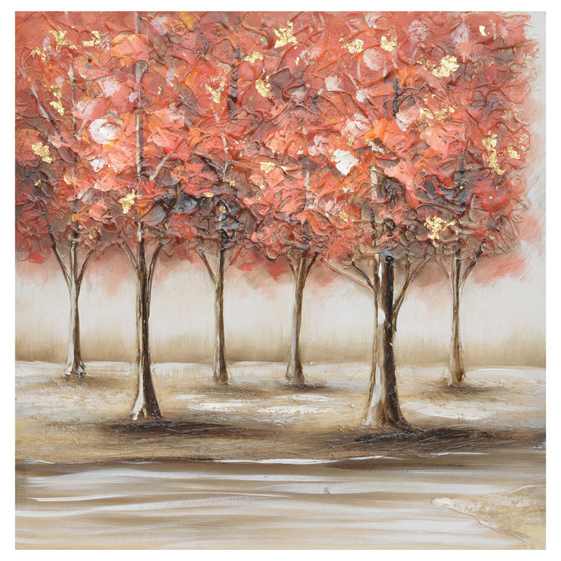 PREMIUS Autumn�s Finest Oil Canvas Wall Art, Pink, 15.5x15.75 Inches