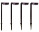 Energizer 20 Lumen Set of 4 Down light Aluminum Solar Pathway Lights