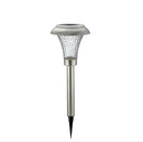 Patriot Silver Solar Powered LED Pathway Light  (Pack of 16 )