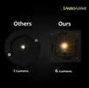 8 Pack Solar LED Lights,Large Rotating Outdoor Pathway Up To 10 Lumen