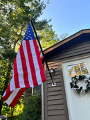 Phoenix 6FT Commercial Aluminum Outrigger Flag Pole Set USA Flag