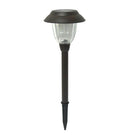 High-End Solar LED Pathway Lights Glass And Stainless Steel (10-Pack)