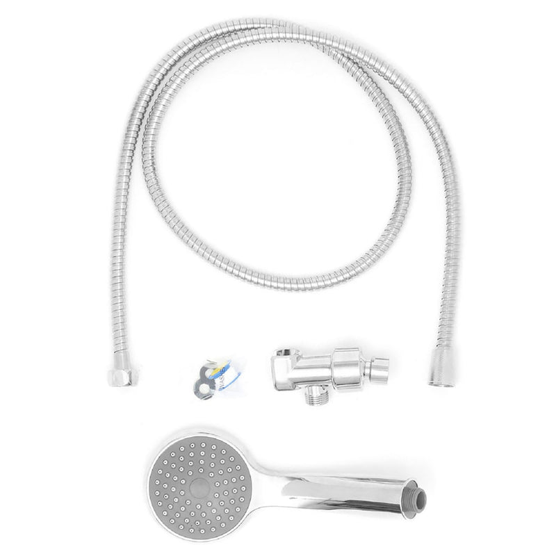 Home Basics Single Function Shower Head Massager, Chrome
