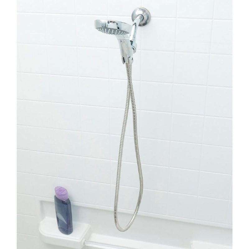 Home Basics Single Function Shower Head Massager, Chrome