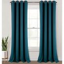 Salem Faux Linen Room Darkening Grommet Window Panel, 54x84 Inches