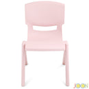 JOON Stackable Plastic Kids Learning Chairs, Blush, 20.5x12.75X11 Inches, 2-Pack (Pack of 2)