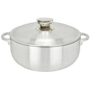 Chef Pro Commercial Grade Aluminum Caldero Stock Pot, Silver, 5.1 Quarts