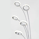 Artika Optical LED Integrated Floor Lamp Light Fixture, Chrome