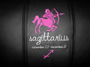 Sagittarius Pink Logo Panel