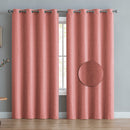 Courtney Textured Room Darkening Grommet Window Panel, 52x84 Inches