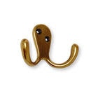 Medium Antique Brass "Capri" Modern Wall Hat and Coat Hook