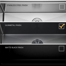 Zeek 33" Farmhouse Workstation Single Bowl Gunmetal Matte Black Kitchen Sink With Accessories PVD Nano Tech Coating ENZO ZA-B332 by ZEEK