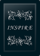 Inspire Floral Horizontal Silv Logo Panel