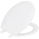 PREMIUS Beveled Plastic Toilet Seat, Standard Round, 17 Inches