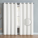 Courtney Textured Room Darkening Grommet Window Panel, 52x84 Inches
