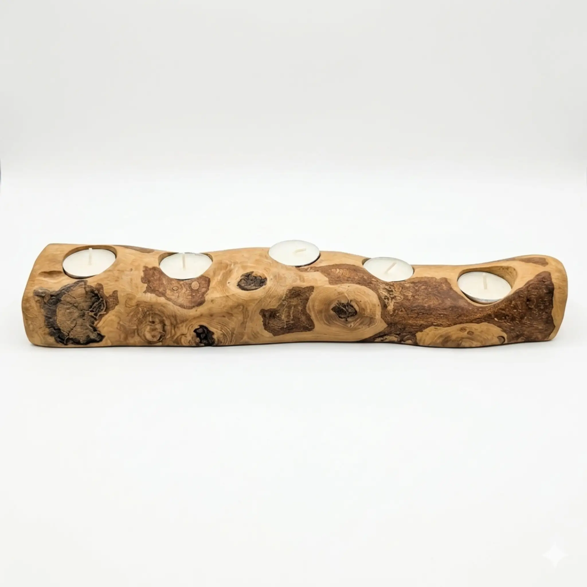 Olive Wood Candle Holder, photo 9 of 10