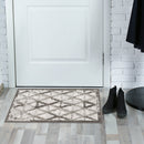 Achim Capri 3 Piece Rug Set, Rizzy Grey, 3-Piece Set, 2x3, 2x5, 5x7 Feet