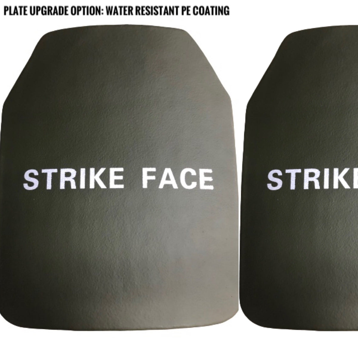 Pair of 10x12 Level IV Ceramic PE Plates Ballistic FRONT AND BACK (SIZE SMALL to LARGE) Curved with Shooters Cut, photo 12 of 16